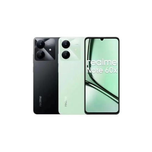 Realme Note 60X Smartphone 4GB RAM 64GB ROM 6.74 Inch 90Hz Display 5000mAh Battery 50MP Camera Android Dual SIM 4G Mobile Phone
