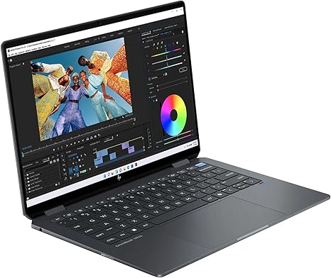 HP OmniBook Ultra Flip 14-FH0013NIA Laptop | Intel Core Ultra 7 256V Processor, 16GB LPDDR5x RAM, 1TB SSD | 14-inch 3K OLED (2880x1800) Touch Display | Intel Arc Graphics | Windows 11 Pro | Atmospheric Blue - Techsavvy Solutions