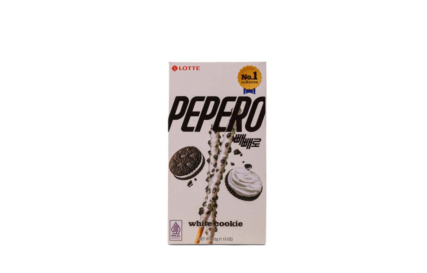 Pepero White Cookie Chocolate Sticks – 32g