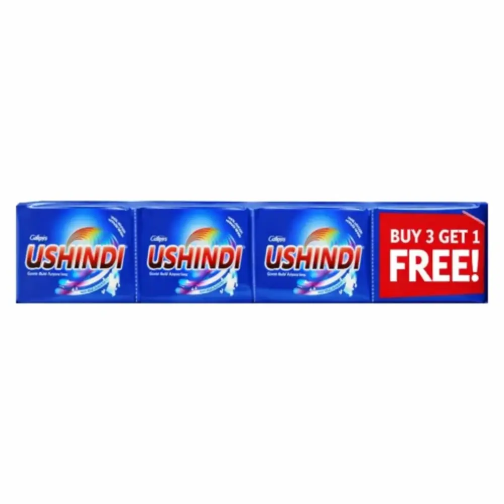 Ushindi Blue Soap Value Pack 175G 3+1