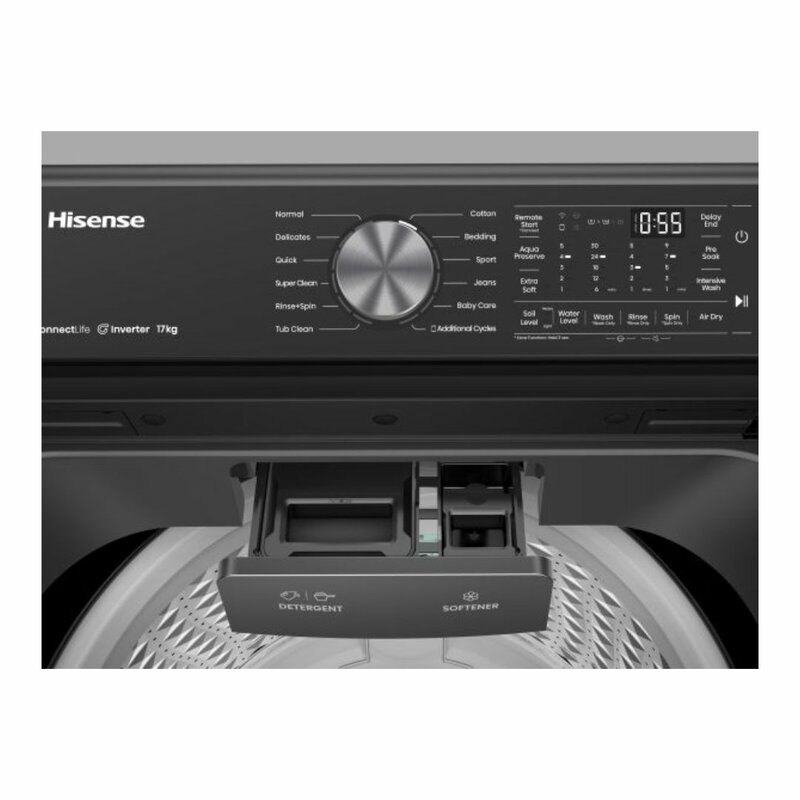 Hisense Washing Machine 17KG Top Load Automatic WT3T1723UT