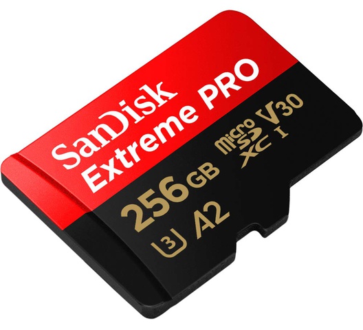 SanDisk Extreme PRO 256GB microSDXC Memory Card - SDSQXCD-256G-GN6MA