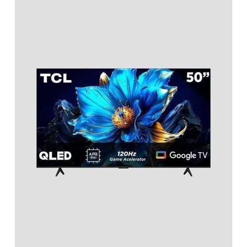 TCL 50T6D 50 Inch Premium QLED Smart Google TV 2026 Model – 4K UHD HDR Display, Dolby Vision & Dolby Atmos, Wi-Fi & Bluetooth, Frameless Slim Design, Streaming Apps – 1 Year Warranty