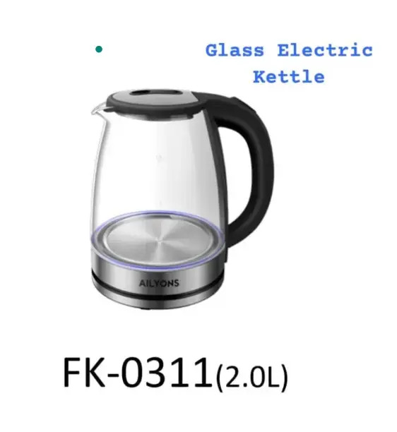 AILYONS 2 litres Electric Water Kettle Heater & Boiler Jug Cordless, Glass Jug Ailyons offers affordable‎‎,‎‎ quality‎‎,‎‎ energy‎‎-efficient home appliances