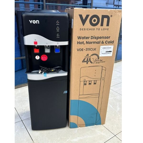 Von VDE-311CLK Electric Cooling Dispenser - Matte Black