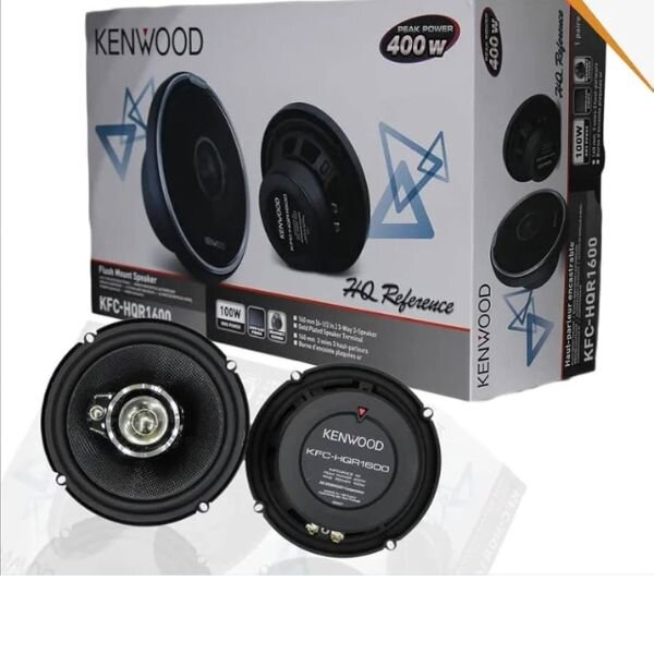 Kenwood KFC-HQR1600 – 6.5 Inch  3-Way Car Speakers, 400W