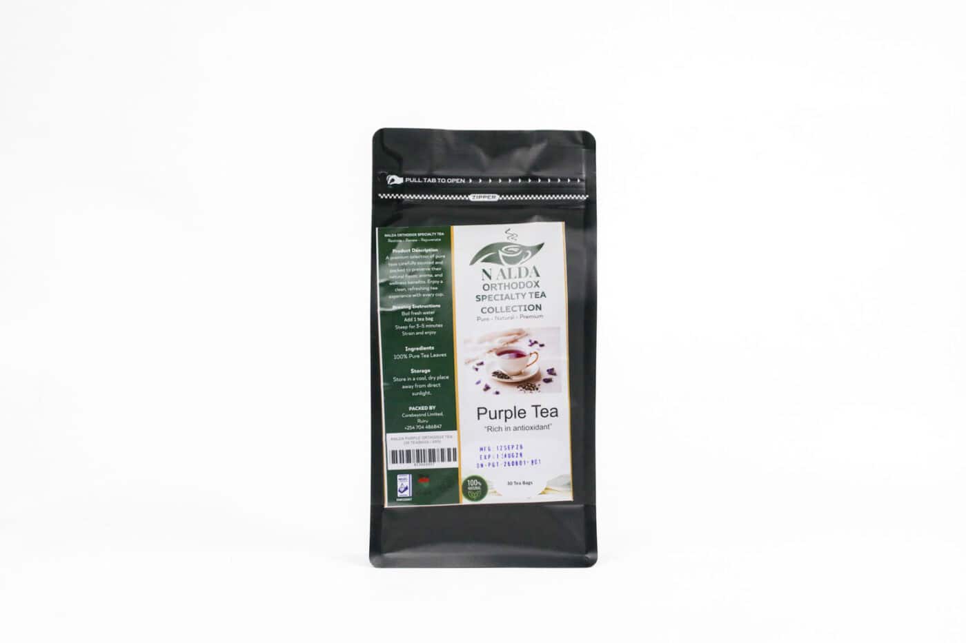 NALDA Purple Orthodox – 30 Tea Bags