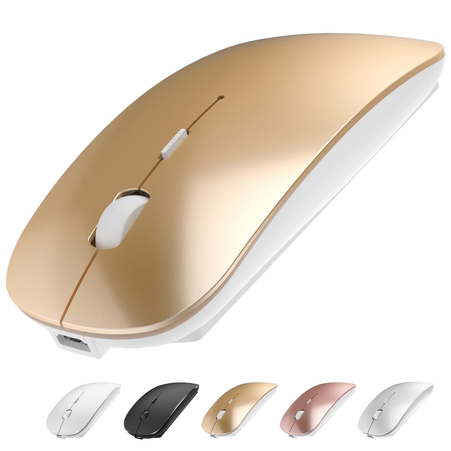 Slim Rechargeable Mouse Silent Click