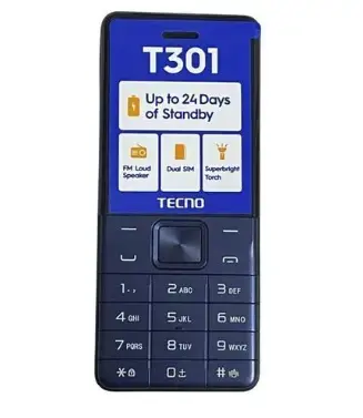 [BRAND NEW] Tecno T301 Dual Sim 1.77-inch screen With Camera & TorchLight Fm Loud Speaker ,with up to 24 Days of Standby Battery 1150mAh battery capacity Featured Phones