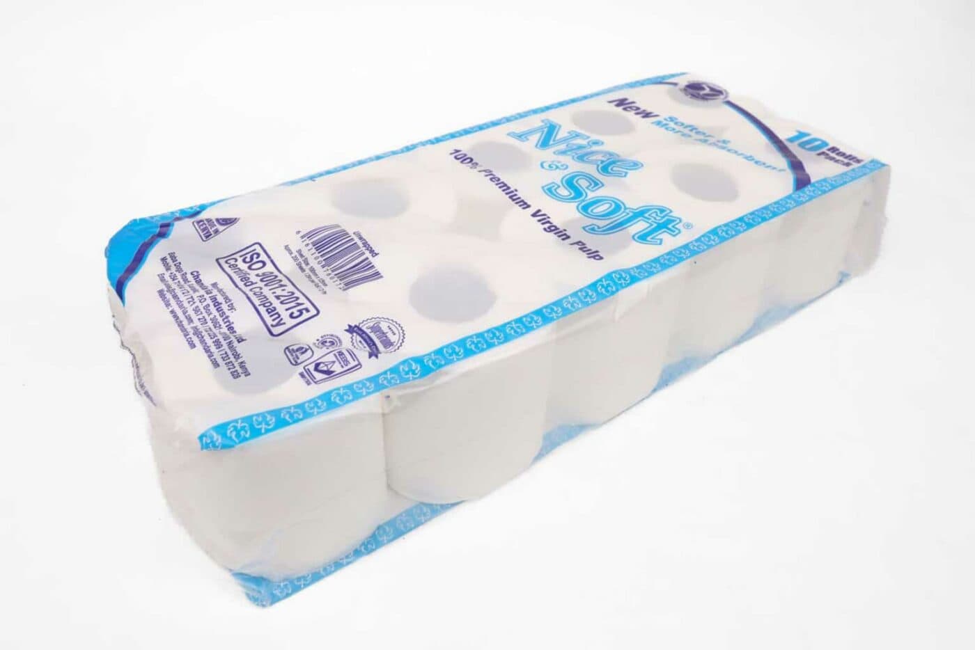 Nice & Soft Toilet Paper White – 10 Pack