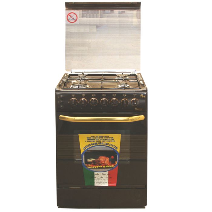 RAMTONS 55 x 55, All 4 Gas Burners + GAS OVEN Free Standing Cooker