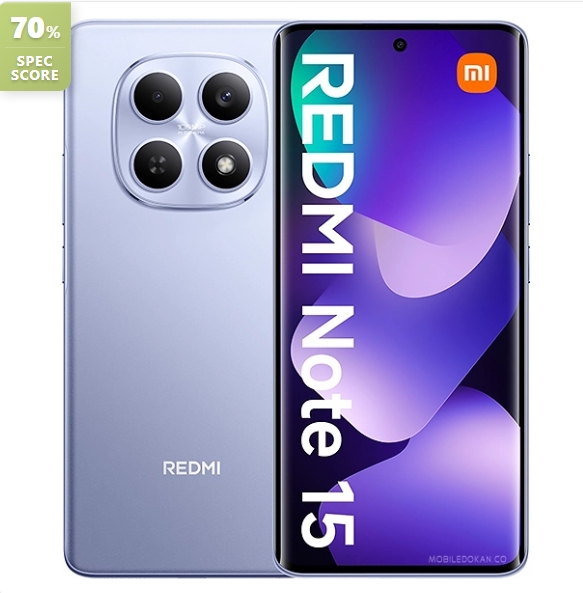 [256GB+8GB] XIAOMI Redmi Note 15 256GB+16(8+8)GB Curved Screen 6.77" 120Hz AMOLED Display 108MP Camera 6000mAh Battery 33W Hyper Charge Under-Display Fingerprint AI Smartphone