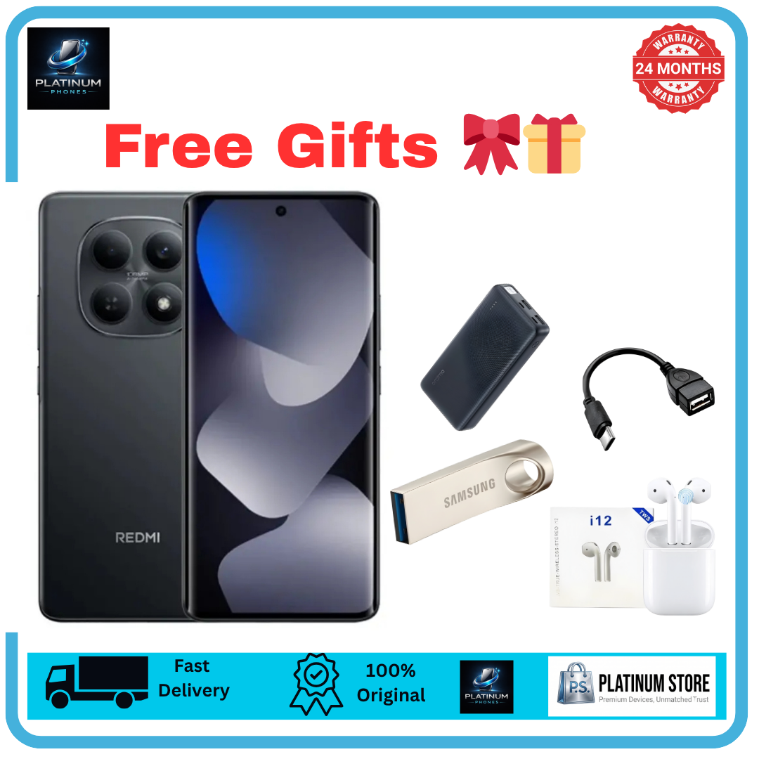 [FREE GIFTS🔥🔥] XIAOMI Redmi Note 15 256GB+16(8+8)GB Curved Screen 6.77" 120Hz AMOLED Display 108MP Camera 6000mAh Battery 33W Hyper Charge Under-Display Fingerprint AI Smartphone
