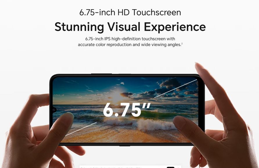 HONOR CHOICE T10 6.75" 4GB RAM + 64GB 4G, 90Hz Display, 13MP Camera, 5000mAh Battery, Octa-Core UNISOC T615, Dual SIM - Black