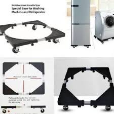 Multifunctional Adjustable Movable Base Dolly for Washing Machine & Refrigerator - Model 58006 Heavy-Duty Stand Cart with Universal Wheels for Fridge, Dryer & Home Appliances