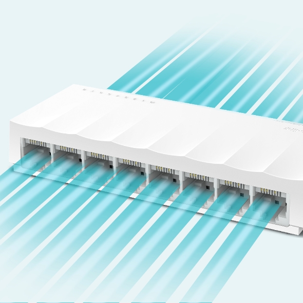 TP-Link LS1008 8 Port 10/100mbps desktop Switch - Techsavvy Solutions