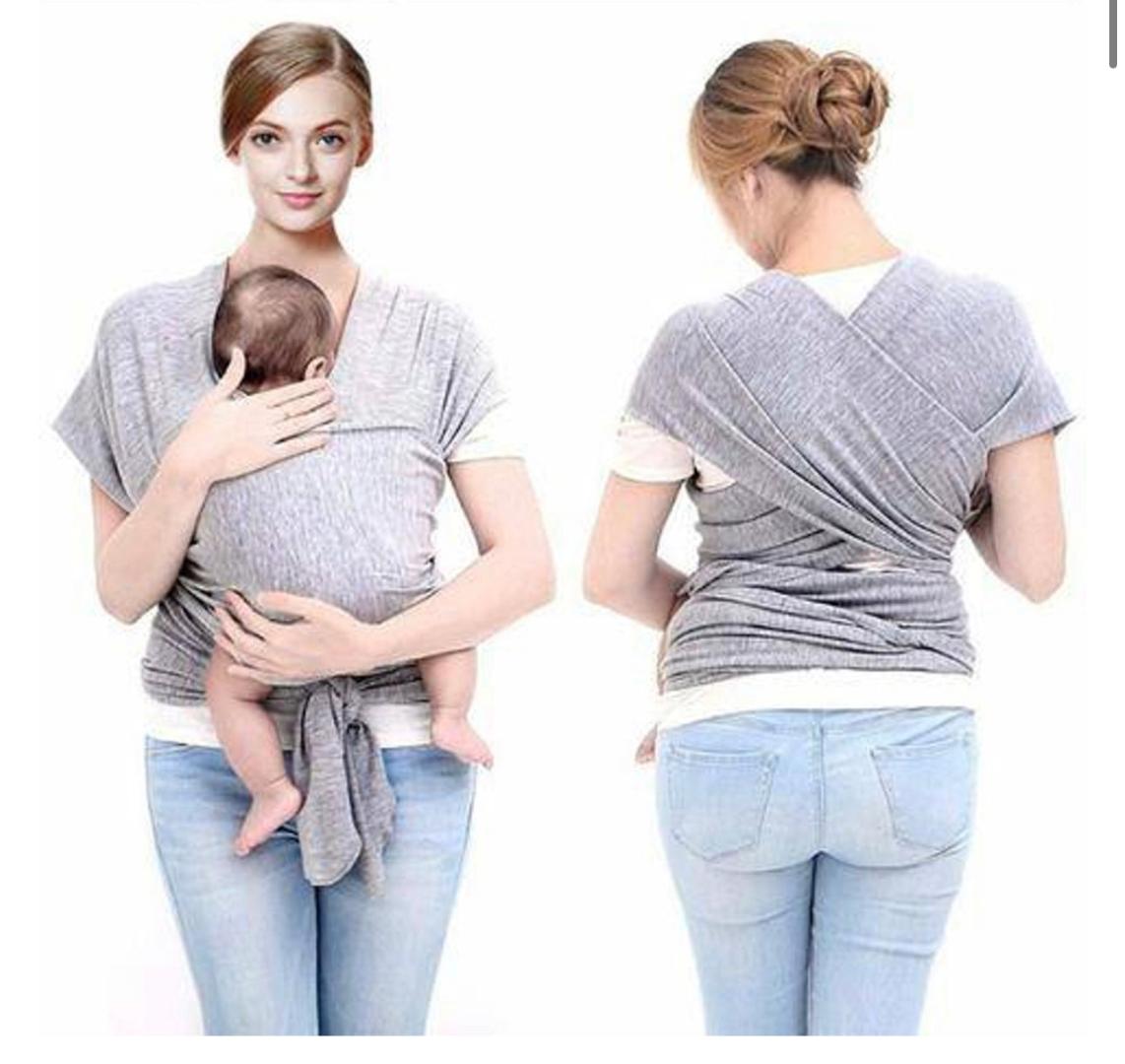 Kangaroo baby wrap Toto Wrap Ergonomic hipseat baby Carrier Gray sizeHands Free Baby Carrier