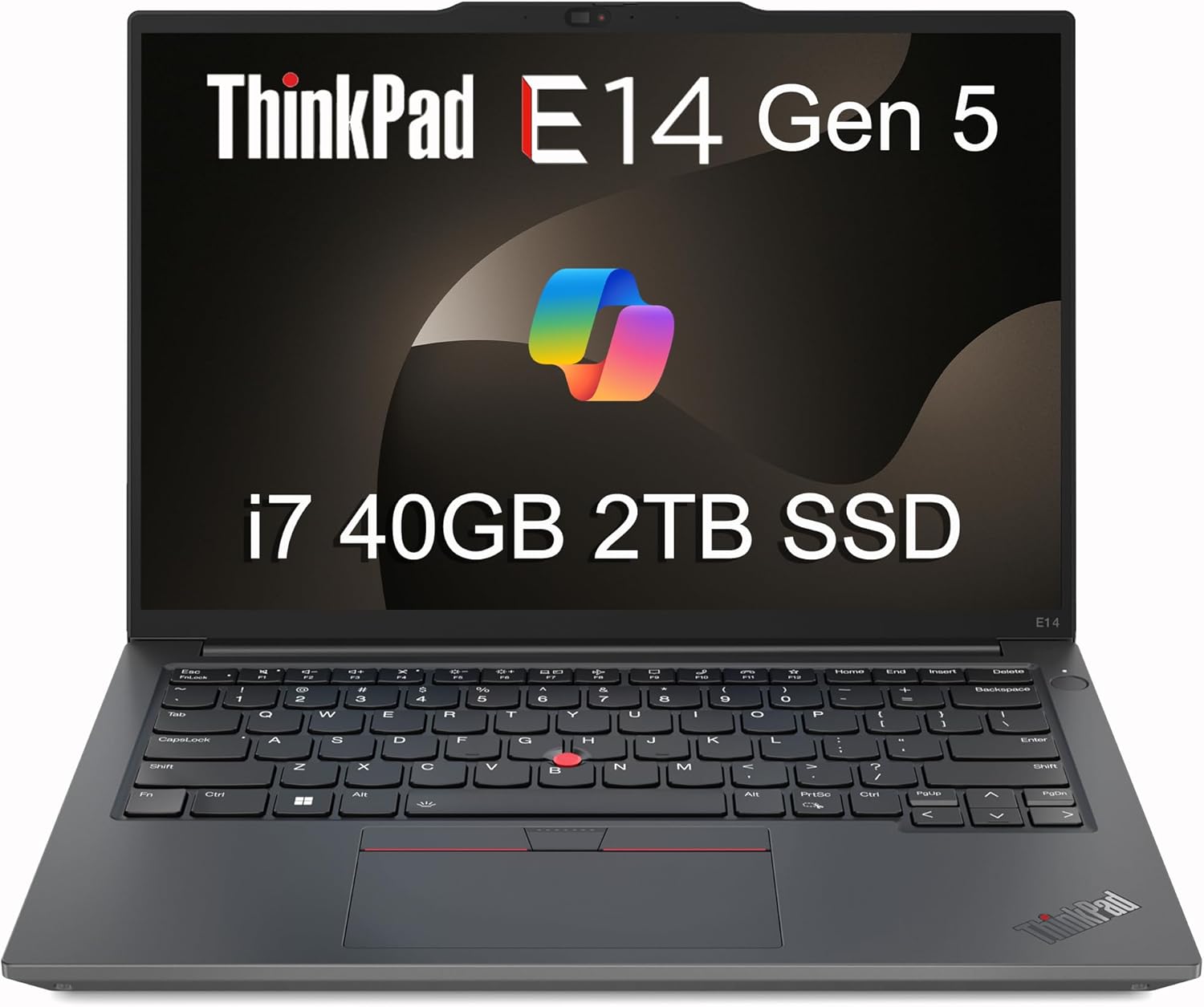 Lenovo ThinkPad E14 Gen 5 Business Laptop | Intel Core i7-1355U | 16GB RAM | 512GB SSD | 14-inch WUXGA IPS Display | Intel Iris Xe Graphics | Windows 11 Pro | Graphite Black | Price in Kenya - Techsavvy Solutions