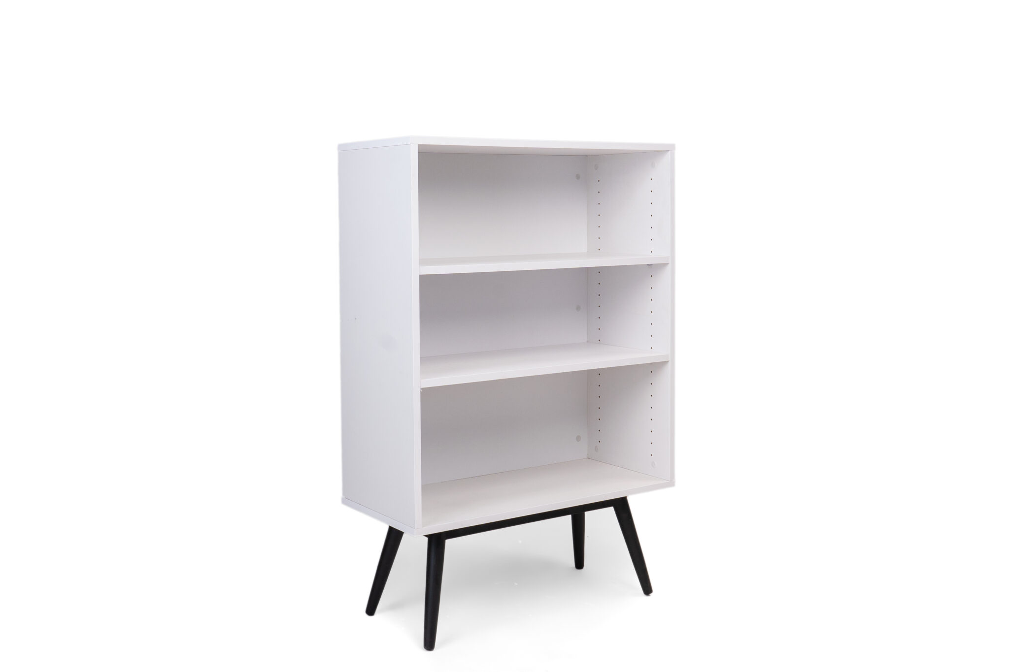 White 3 shelf Bookshelf – Also Available in Black