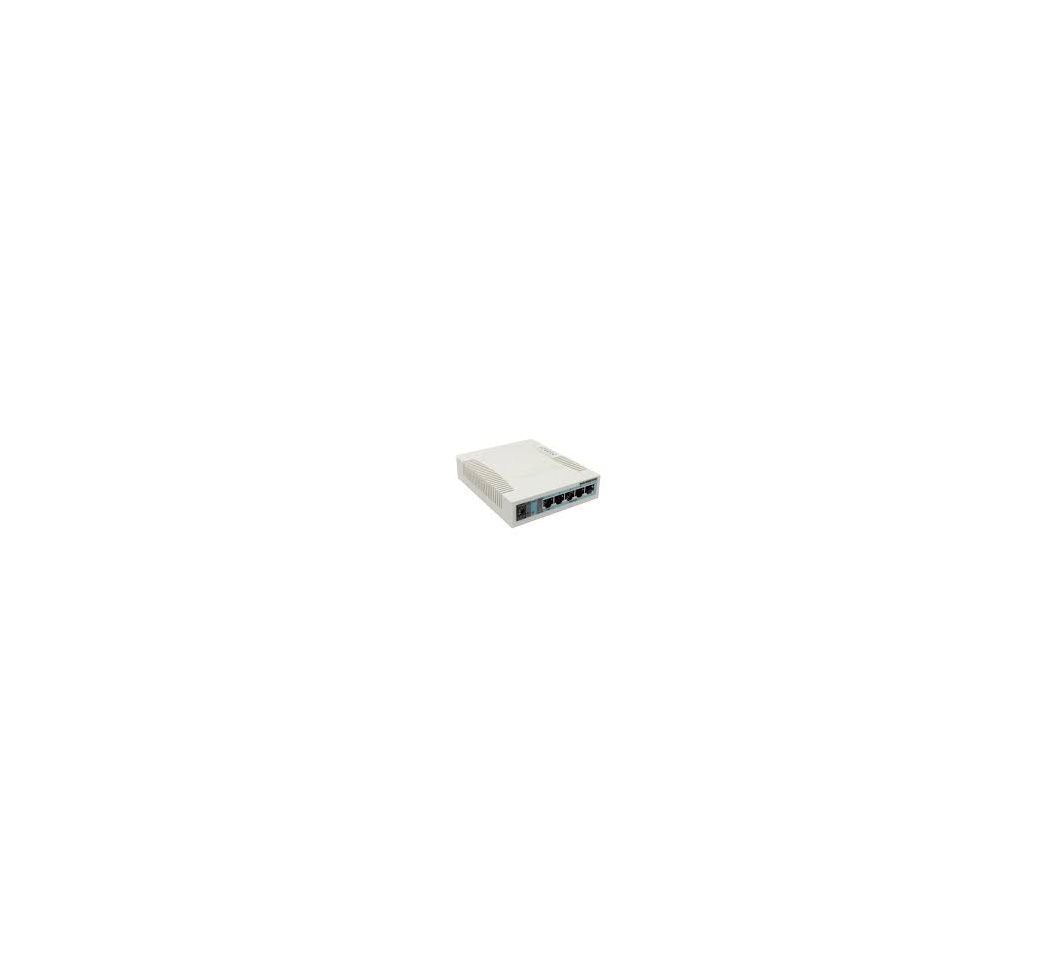 Mikrotik RB260GS 5x Gigabit Ethernet Smart Switch, SFP cage, plastic case, SwOS