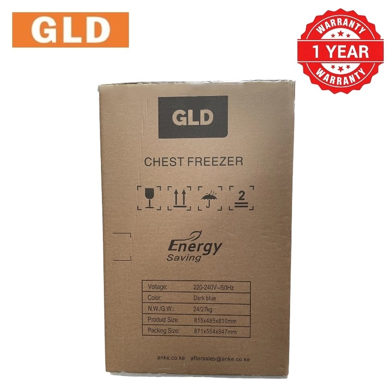 GLD 169L Smart Chest Freezer | Built-In Voltage & Power Protection | Touch Temperature Control | No Extra Fridge Guard Needed | Fast Cooling & Energy Saving