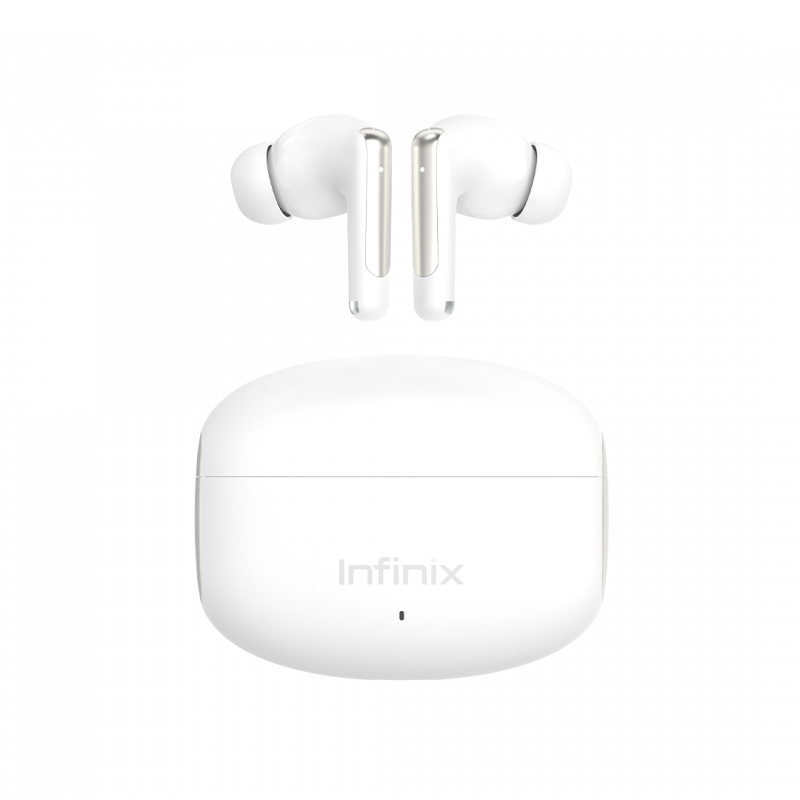 [NEW ARRIVAL] Infinix Buds Nc XE28 : Bluetooth Earbuds, Clear Calls & Sound with 4 Mics, ENC Noise Cancellation, Long Battery life 35 hours, Wireless, IPX4 Water resistant, 1 Year Warranty