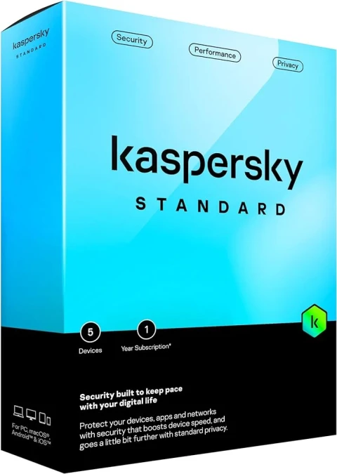 Kaspersky Standard Antivirus 5-User Security Software