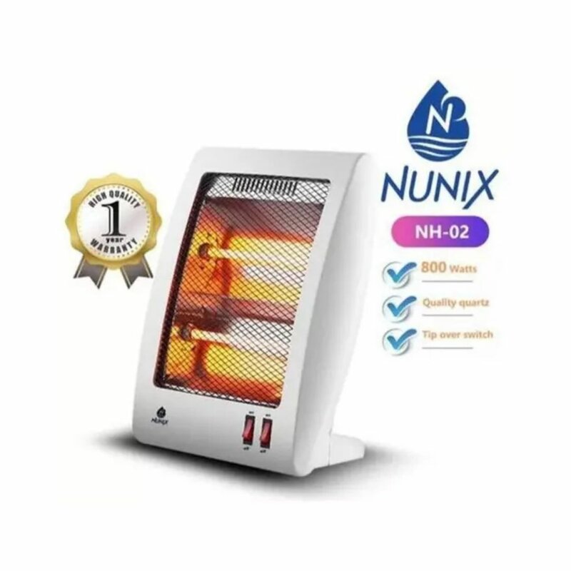 Nunix Room Heater , NH-02, 2 Heat Setting System/Space Heater