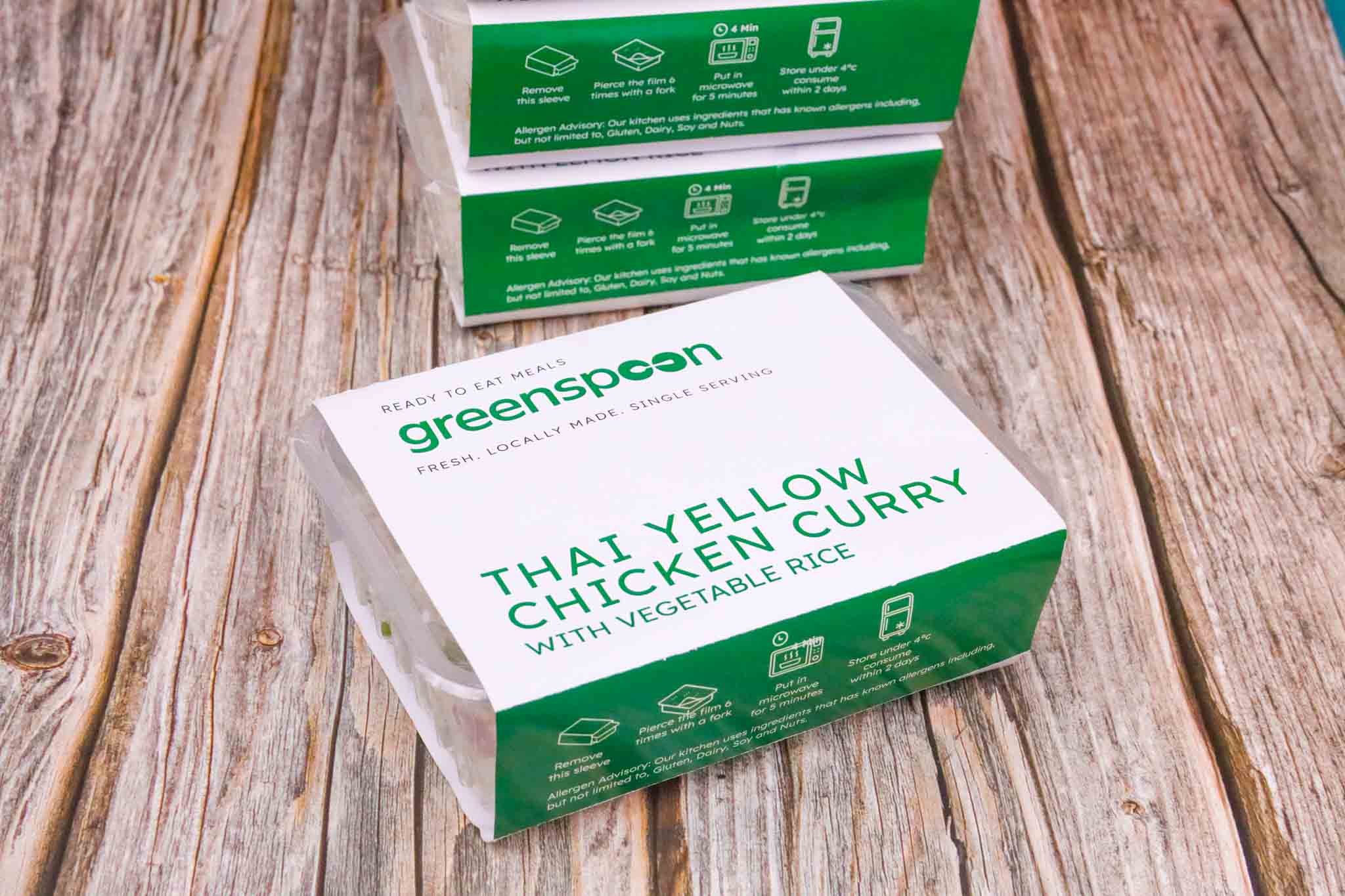 Greenspoon Freshly Made & Chilled Vegan Chickpea & Aubergine Stew With Lemon Rice – 520g