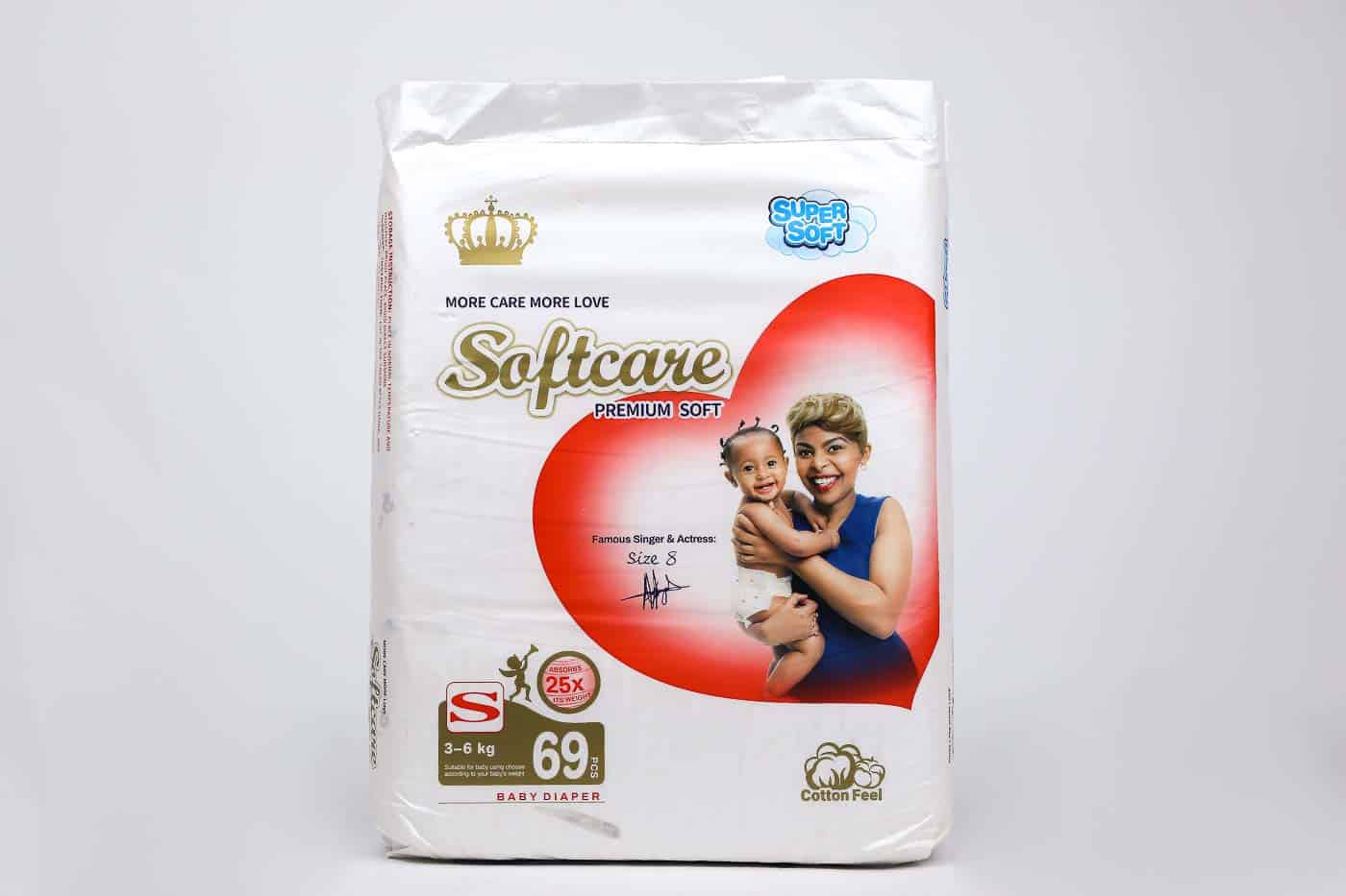 Softcare Premium Jumbo Diapers – Small | 69 Pieces