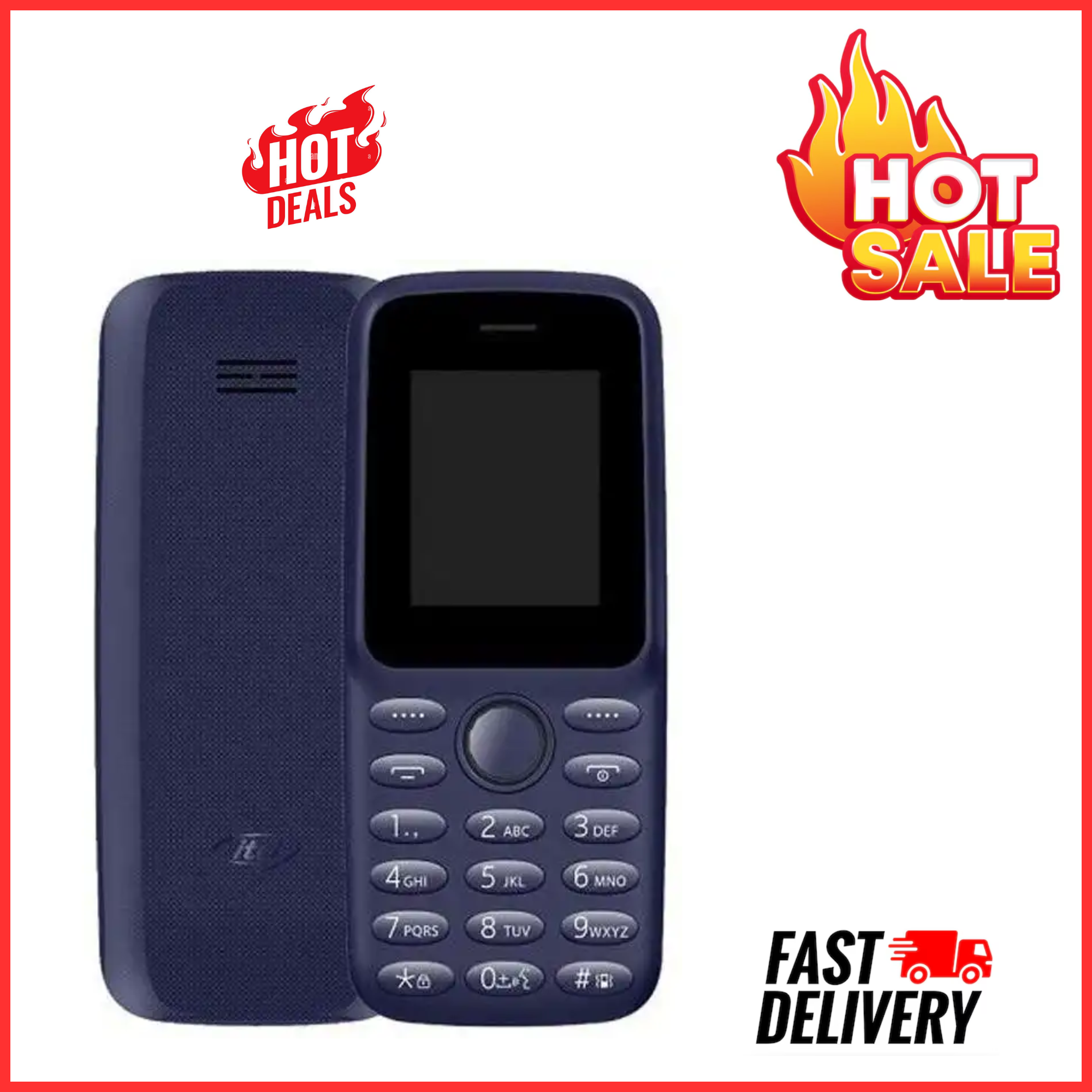 KILIMALL ANIVERSARY
,LIMITED OFFER!!!!NEW ITEL 2163 1.8" DISPLAY WIRELESS FM DUAL SIM OPERA MINI BRIGHT TORCH KABAMBE KATULULU BUTTON FEATURE PHONE KING TALKER 2000 CONTACTS MEMORY ONE