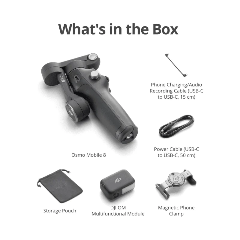 DJI Osmo Mobile 8 - WITH MULTIFUNCTIONAL MODULE