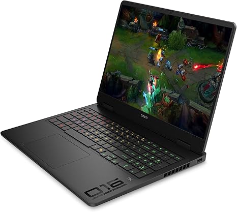 HP OMEN Gaming Laptop 16-AM0073DX | Intel Core Ultra 7 255H Processor, 16GB DDR5 RAM, 1TB SSD | 16-inch WQXGA (1920x1200) 144Hz Display | NVIDIA GeForce RTX 5060 8GB | Windows 11 Pro | Shadow Black - Techsavvy Solutions