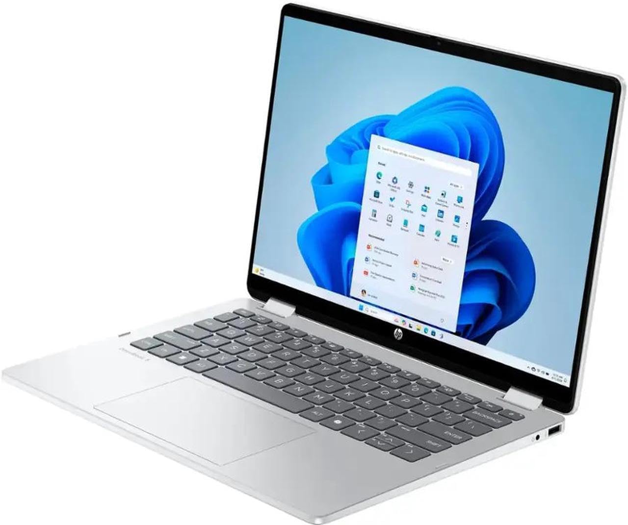 Brand New HP OmniBook 5 Flip 14-fp0023dx Laptop | Intel Core 7 150U Processor, 16GB RAM, 512GB SSD | 14-inch 2K (1920x1200) Touch Display | Intel Integrated Graphics | Windows 11 Pro - Glacier Silver - Techsavvy Solutions