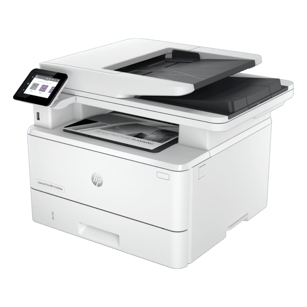 HP LaserJet Pro MFP 4103fdw (B/W) | Monochrome Laser Printer | Print, Scan, Copy &amp; Fax | Auto Duplex | Wi-Fi - Techsavvy Solutions