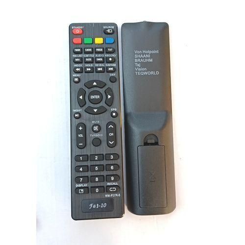 UNIVERSAL TV Remote Control for Von Hotpoint, SHAANI, BRAUHM, TAJ, VISION & TEQWORLD