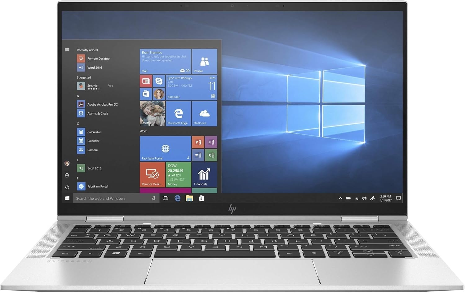 HP EliteBook x360 1040 G7 2-in-1 Laptop | Intel Core i7-10610U | 16GB RAM | 512GB SSD | 14″ FHD IPS Touchscreen | Windows 11 Pro | Pike Silver | Price in Kenya - Techsavvy Solutions