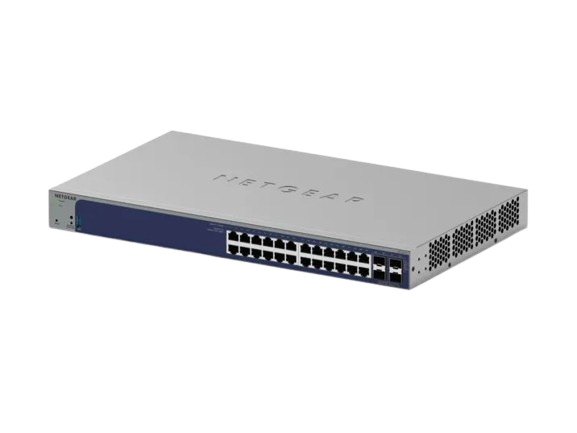 NETGEAR GS752TP-300UKS 48-Port Gigabit Ethernet PoE+ Smart Switch 4 SFP Ports 380W Cloud Managed Network Switch