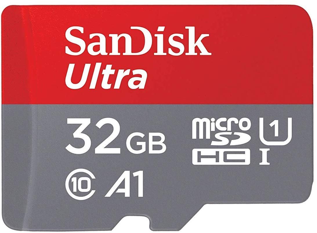 SanDisk microSDHC Card with Adapter 32GB