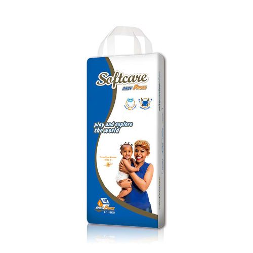 Softcare Baby Pants Pull-ups Diaper High Count Junior, Size M, L,XL Fits Babies 6.1–25KG (Pack of 36/40/44)