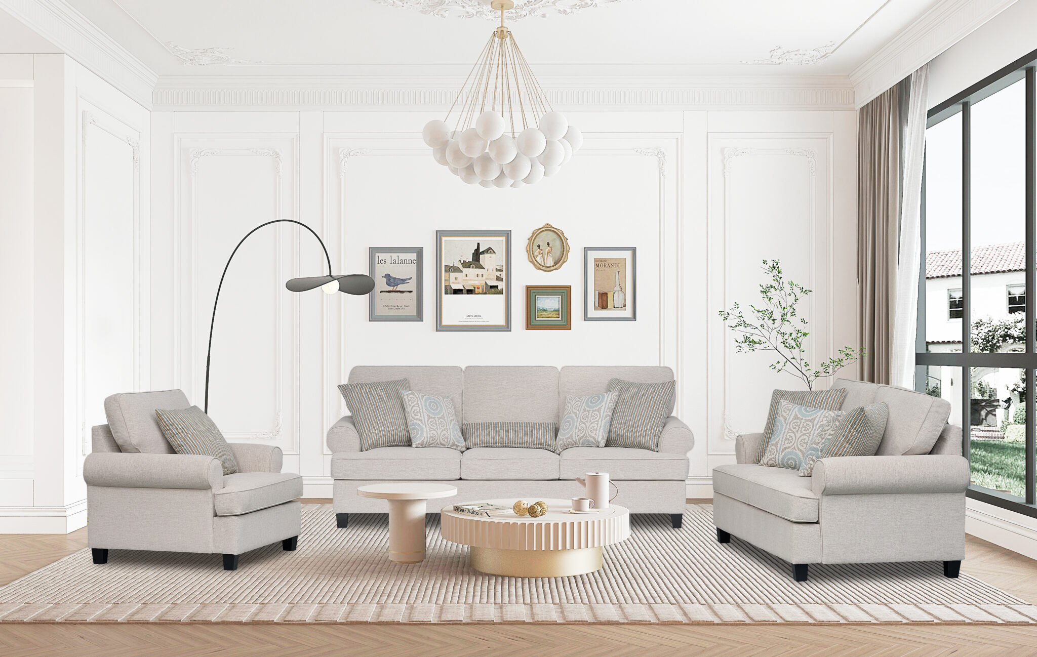 New Rupert 6 Seater Sofa