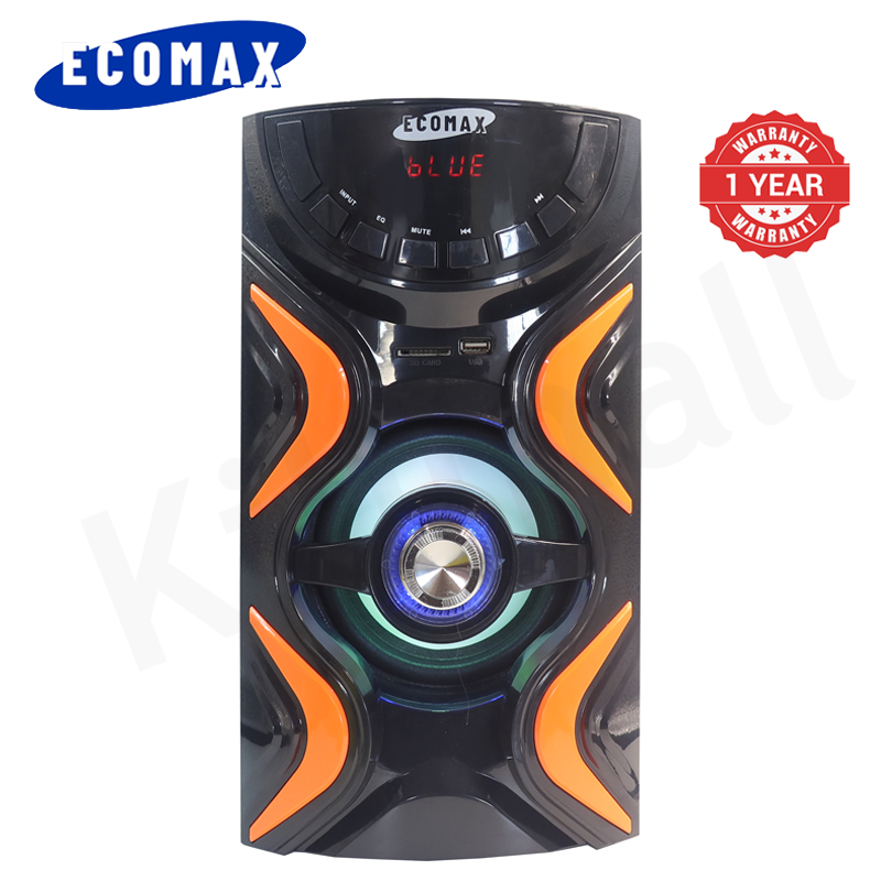 ECOMAX 3.1CH Bluetooth LM-1108 Woofer Home Theater System Speaker Systems Subwoofer USB/SD/FM Home Audio System with Remote Control 20000W