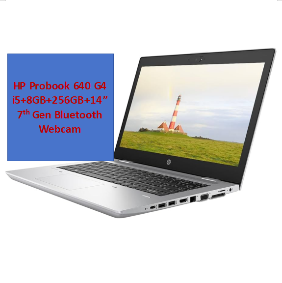 EX-UK Refurbished HP Probook 640 G3 i5+16GB+512GB+14" 7th Gen Laptop Windows 11 Student Professional Laptop 6 Months Warranty 512GB SSD Storage 16GB RAM