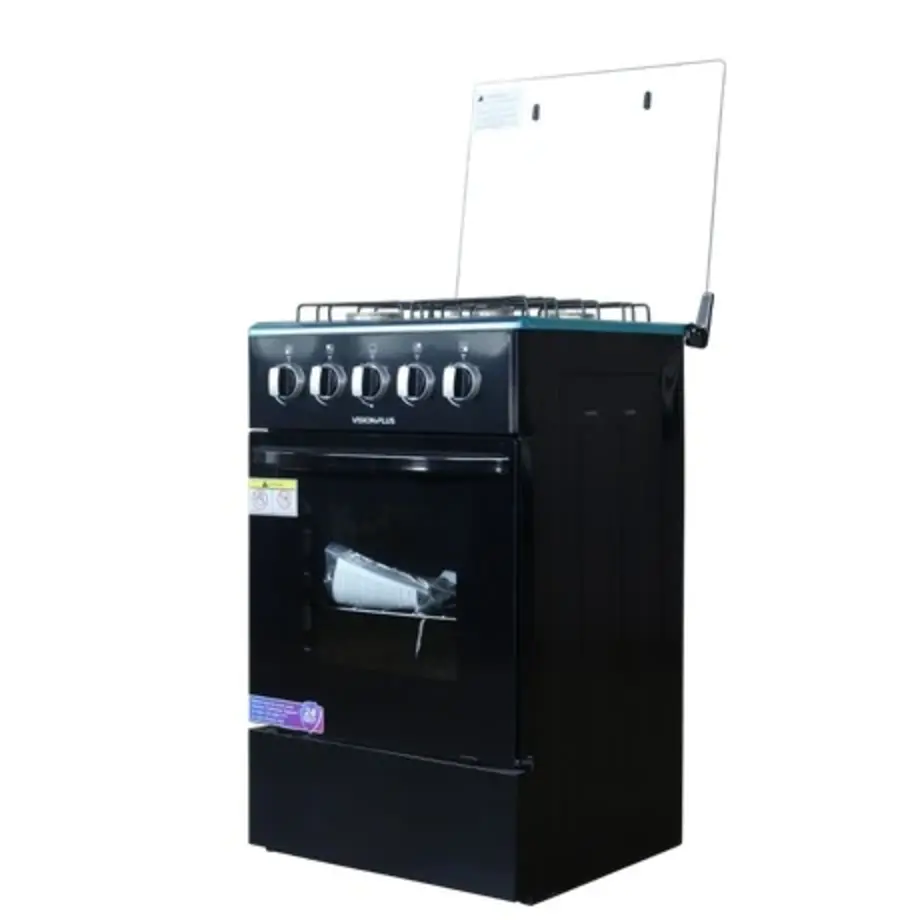 Vision Plus 4 Gas Burner 50X50 Standing Cooker with Gas Oven