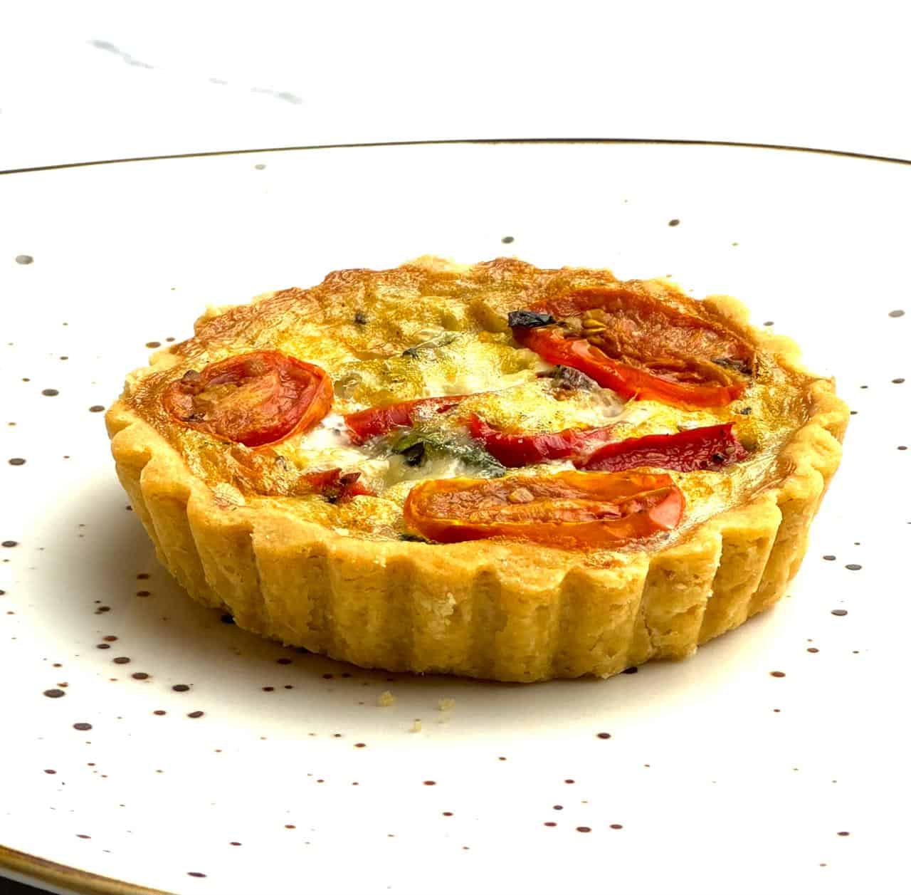 Divine Cravings Roasted Vegetable Quiche (Frozen)