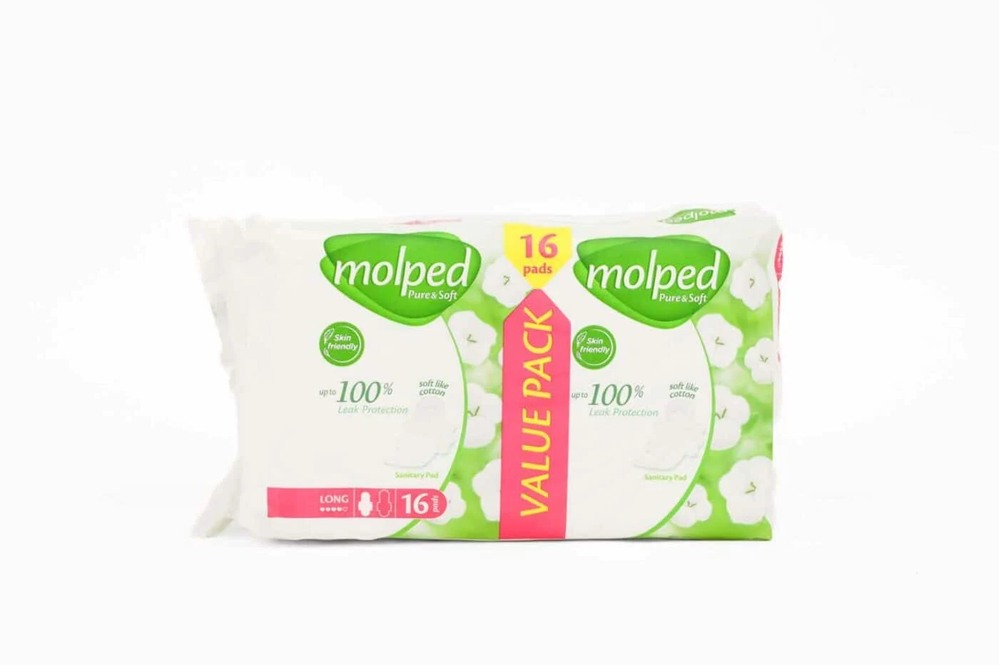 Molped Ultra Soft Long (Value Pack) – 16 Pieces