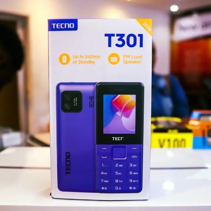 [BRAND NEW] Tecno T301 Dual Sim 1.77-inch screen With Camera & TorchLight Fm Loud Speaker ,with up to 24 Days of Standby Battery 1150mAh battery capacity Featured Phones