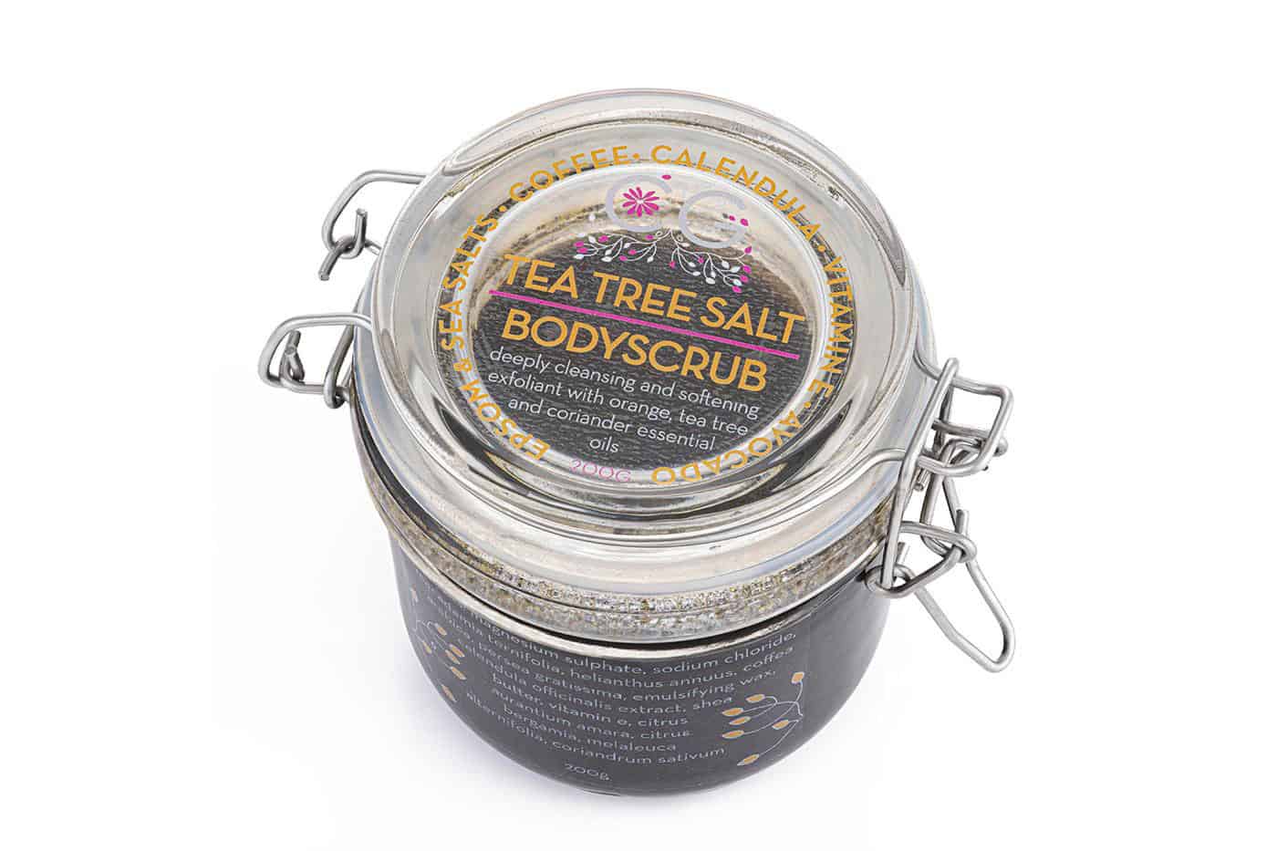 Cinnabar Green Coffee & Tea Tree Body Scrub – 200g