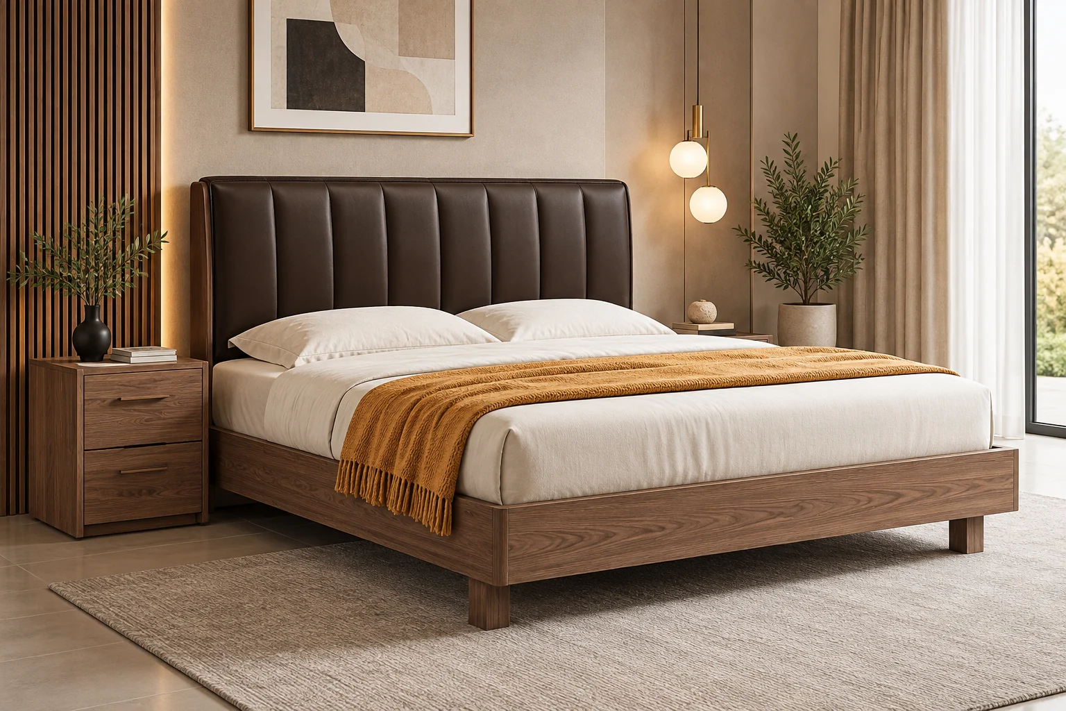 Carlton Queen Bed