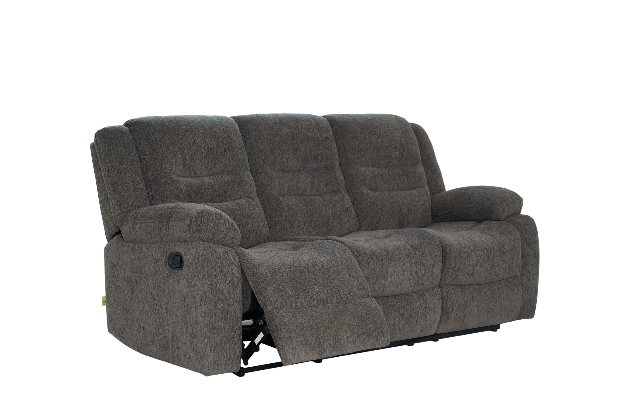 New Crescent 3-Seater Recliner – Dark Grey